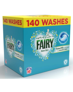 Box of Fairy Non Bio Pods Clothes Detergent