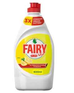 Box of Fairy Plus Lemon Dishwashing Liquid Soap
