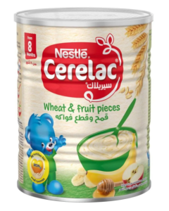Box of Nestle Cerelac Infant Cereals fruit