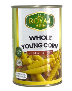 Box of Royal Arm Whole Young Corn